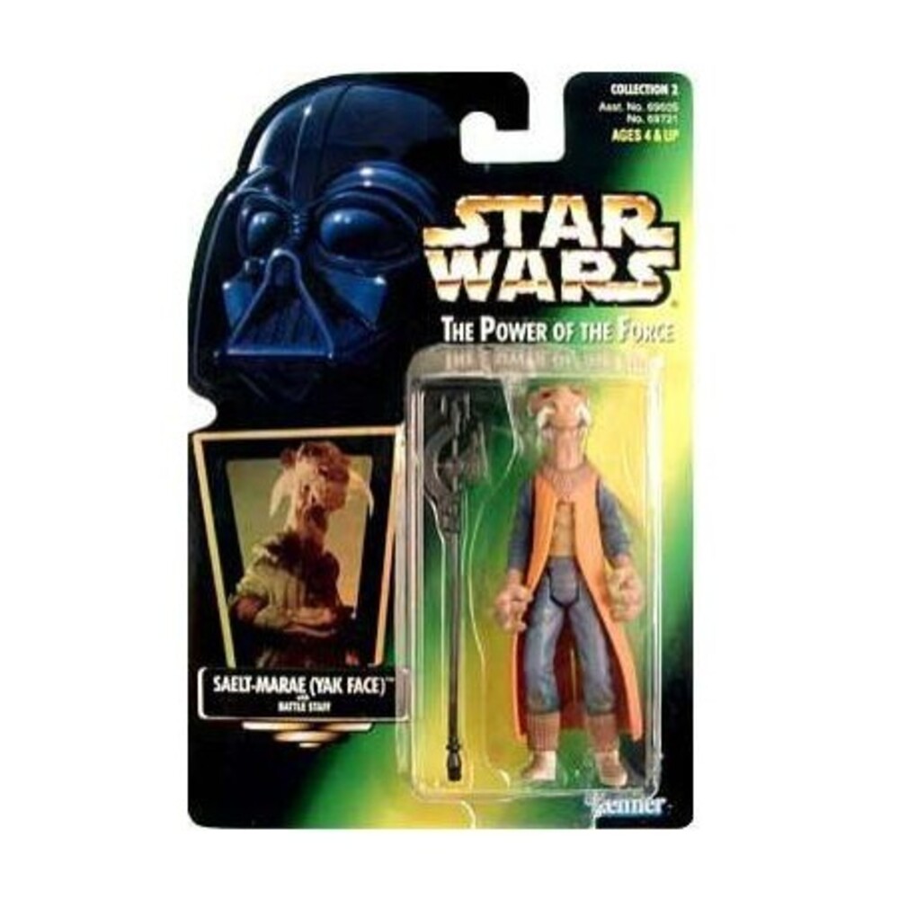 Kenner Saelt-Marae Yak‎ Face With Battle Staff Action Figure